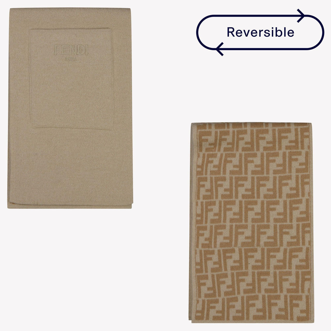 Fendi Unisex Scarve Beige