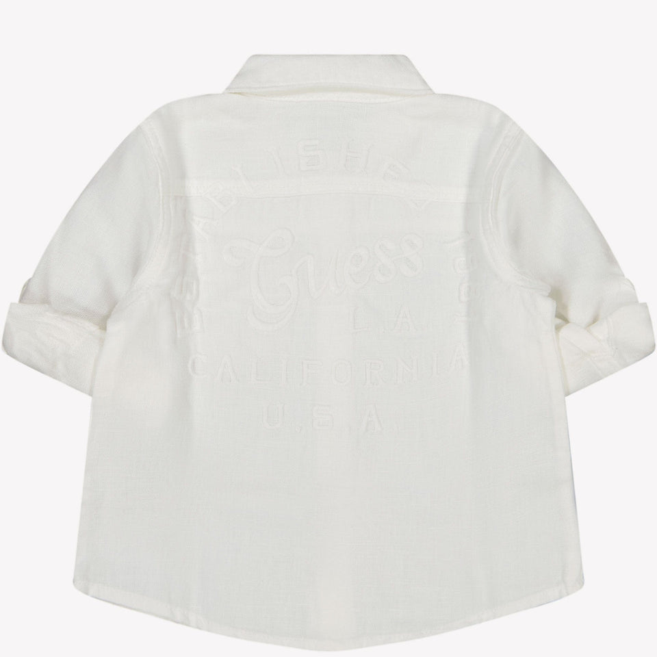 Guess Baby Jongens Blouse Wit