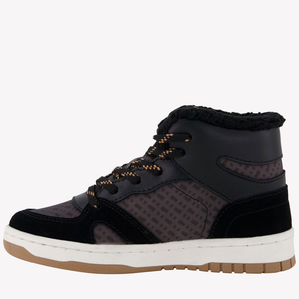 Boss Jongens Sneakers Zwart