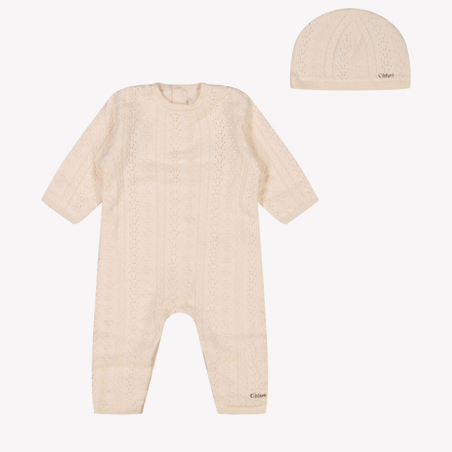 Chloé baby girls box suit OffWhite