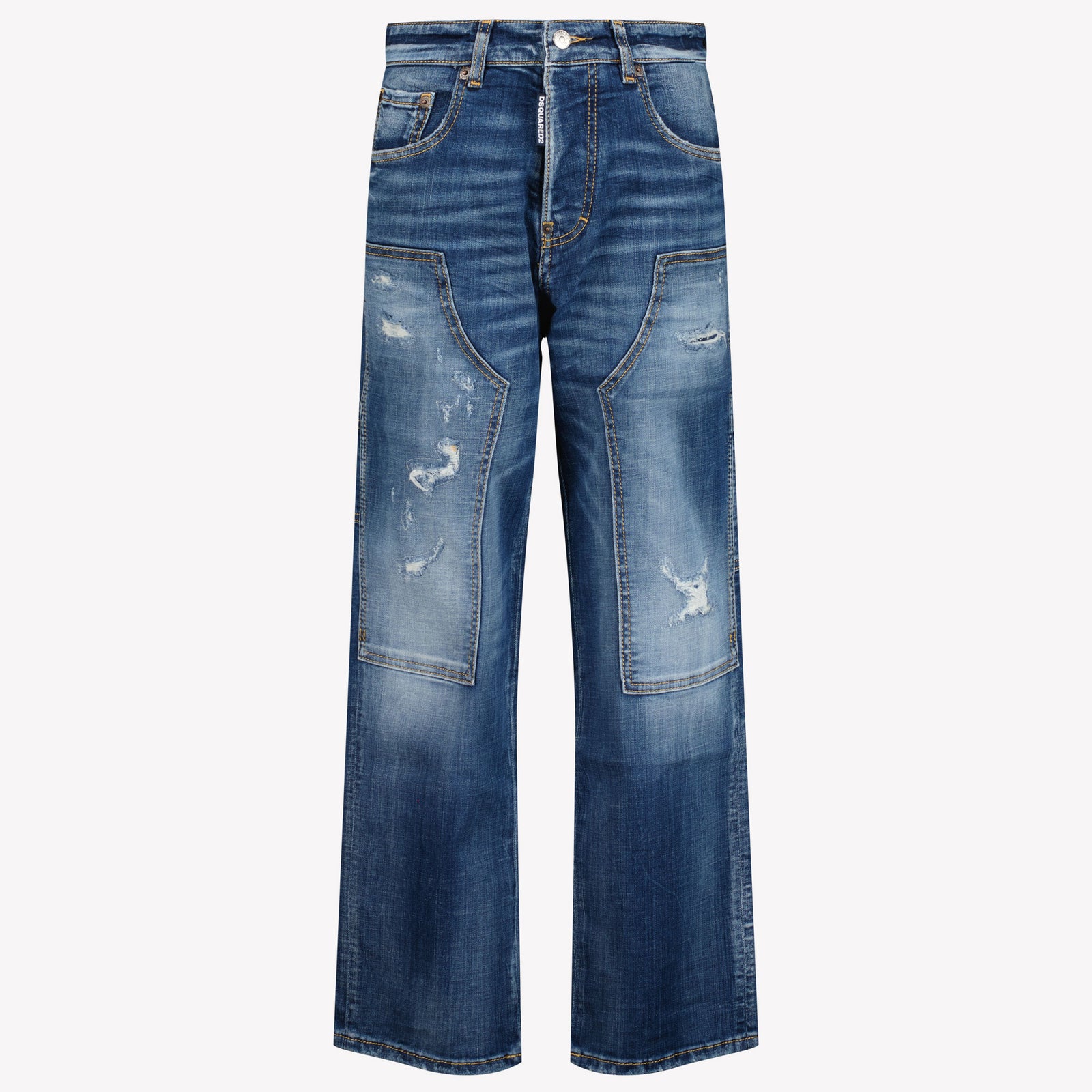 Dsquared2 Unisex Jeans Blauw