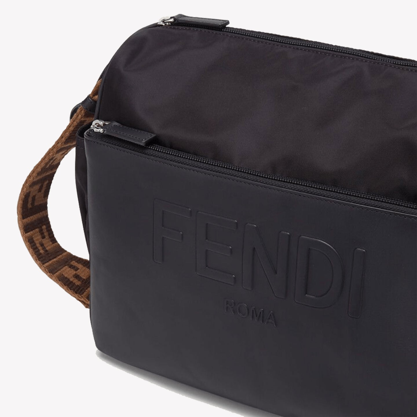 Fendi Baby unisex diaper bag Black