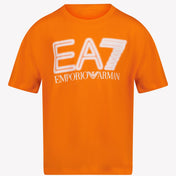 EA7 Kinder Jongens T-shirt Oranje