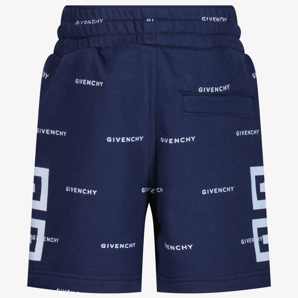 Givenchy Jongens Shorts Donker Blauw