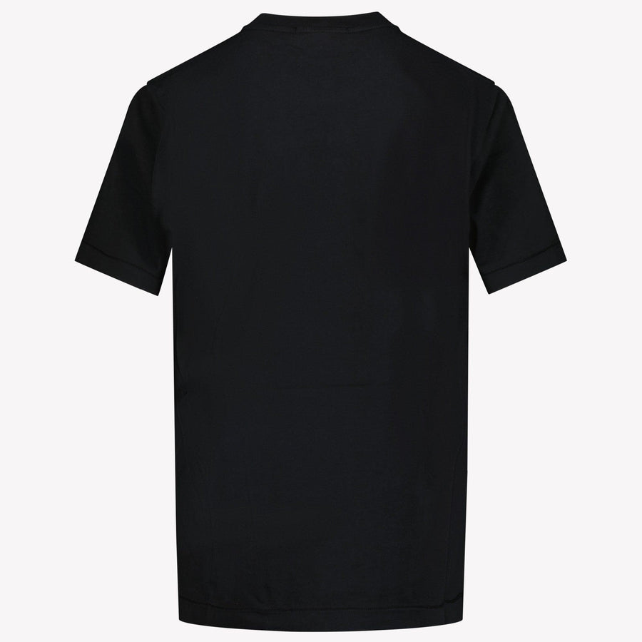 Stone Island Kids Boys  T-Shirt Black