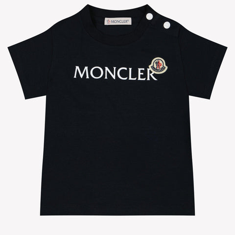 Moncler Baby Boys T-Shirt  Navy
