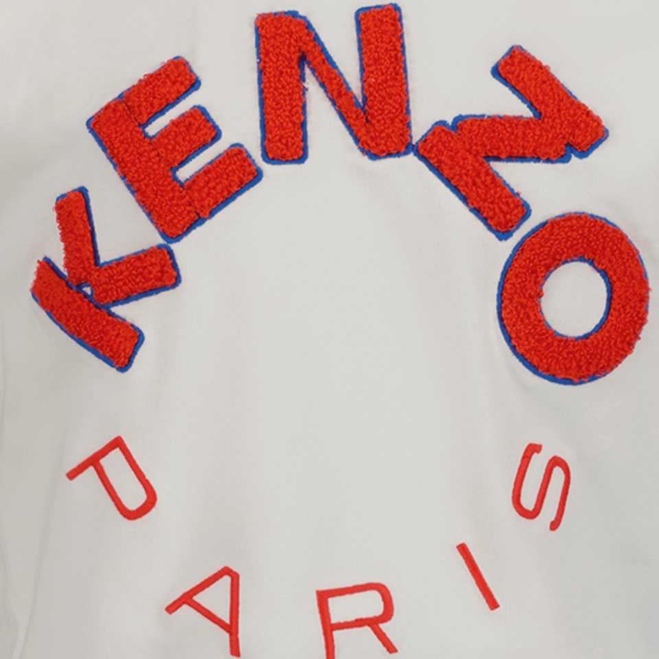 Kenzo kids Kinder Jongens T-Shirt Wit