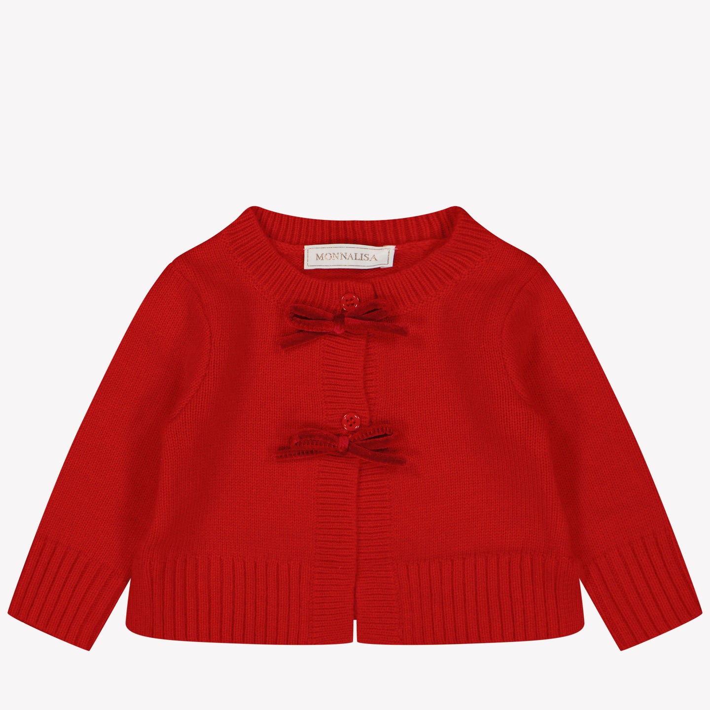 MonnaLisa Baby Meisjes Vest Rood