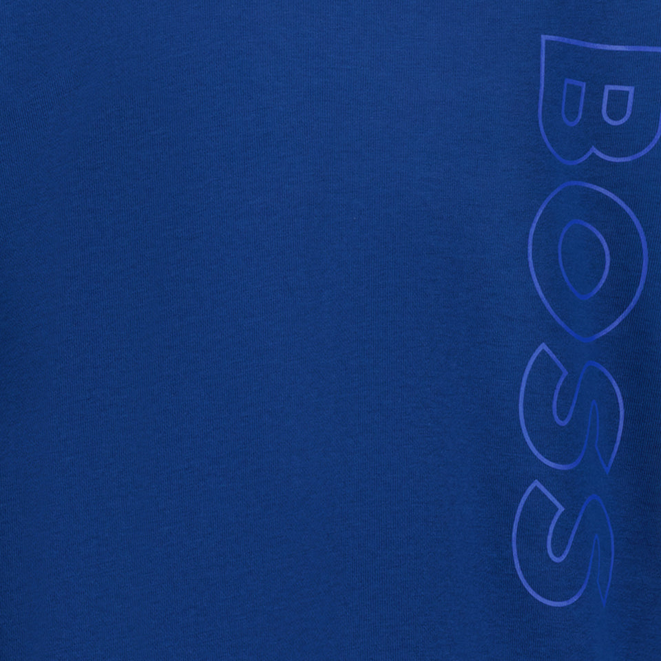 Boss Jongens Trui Cobalt Blauw