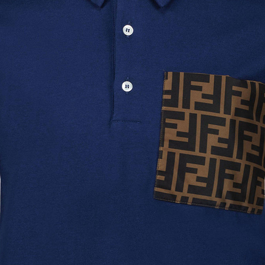 Fendi Jongens Polo Blauw