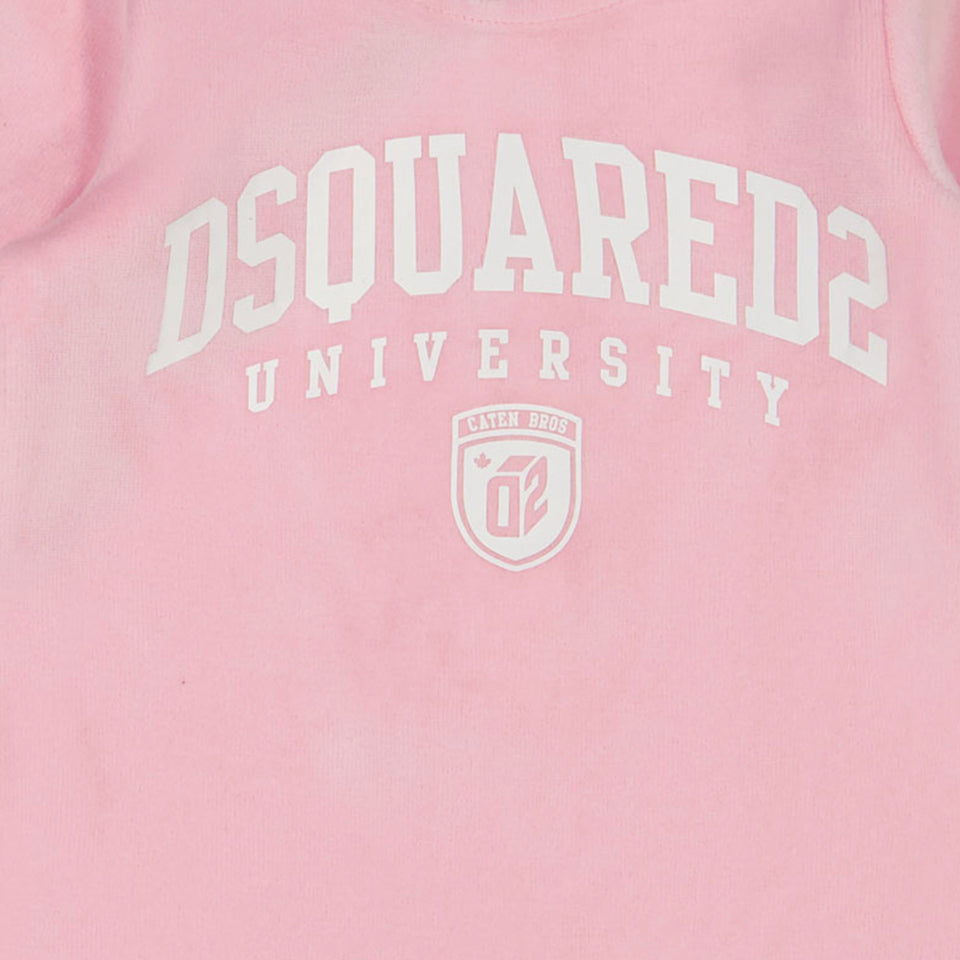 Dsquared2 Baby boys box suit Pink