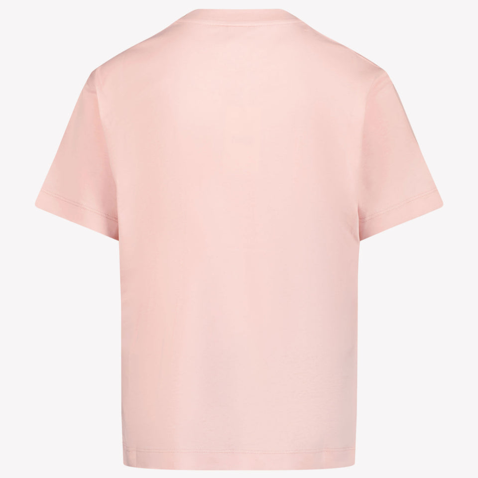 Fendi Kids Unisex T-shirt in Light Pink