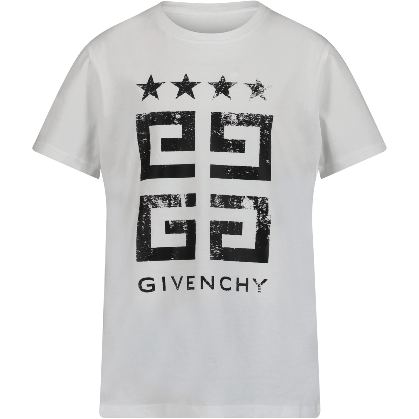 Givenchy Kinder Jongens T-Shirt Wit 4Y