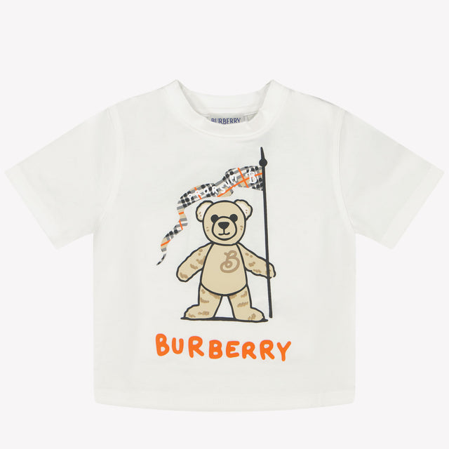 Burberry Baby Unisex T-Shirt in White