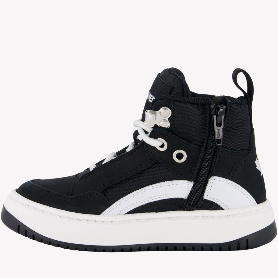 Dsquared2 Kinder Unisex Sneakers Zwart