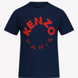 Kenzo kids Kinder Jongens T-Shirt Navy 4Y