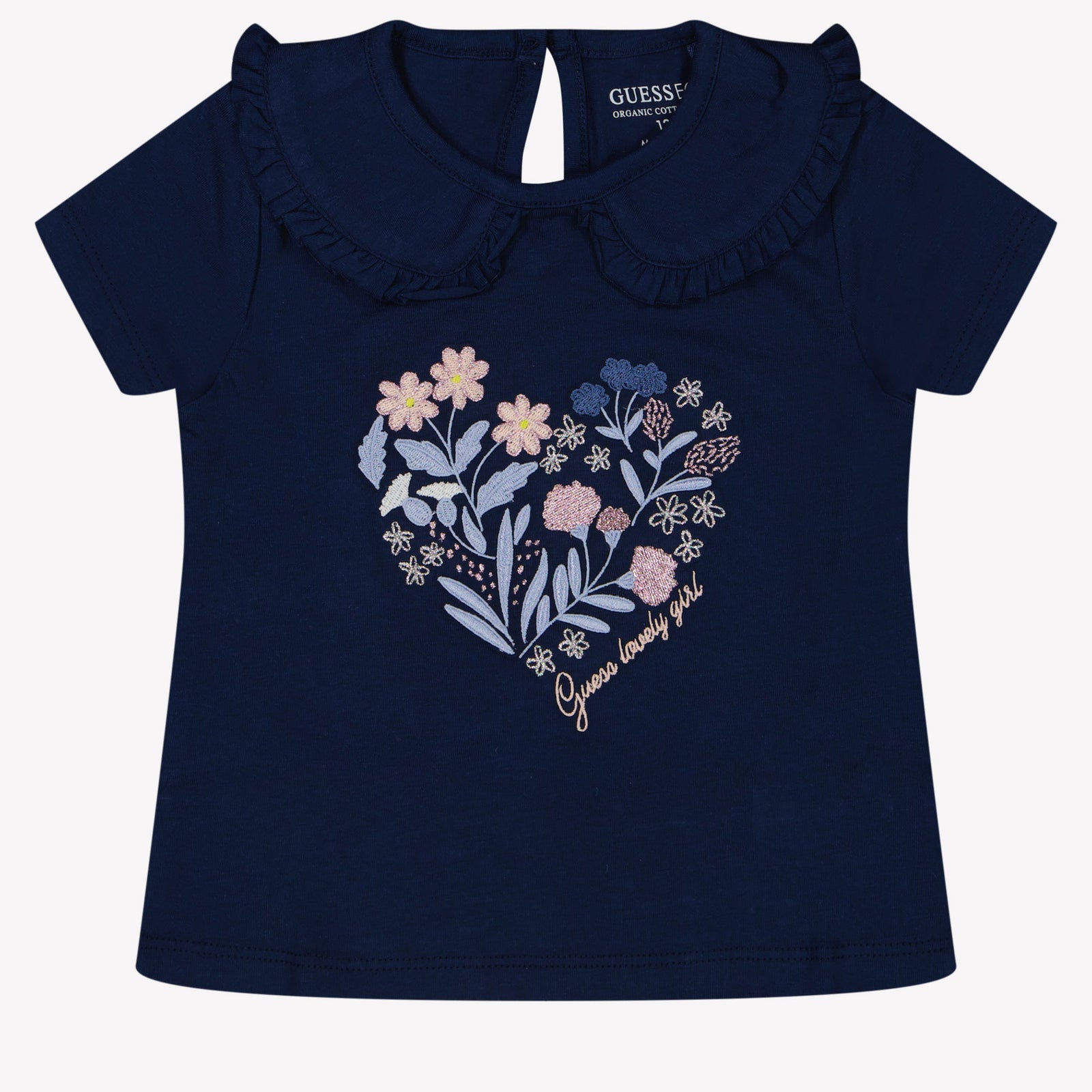 Guess Baby Girls T-Shirt in Navy