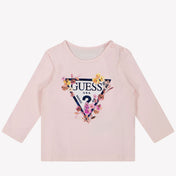 Guess Baby Meisjes T-shirt Licht Roze