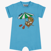 Moschino Baby Boys Playsuit Turquoise