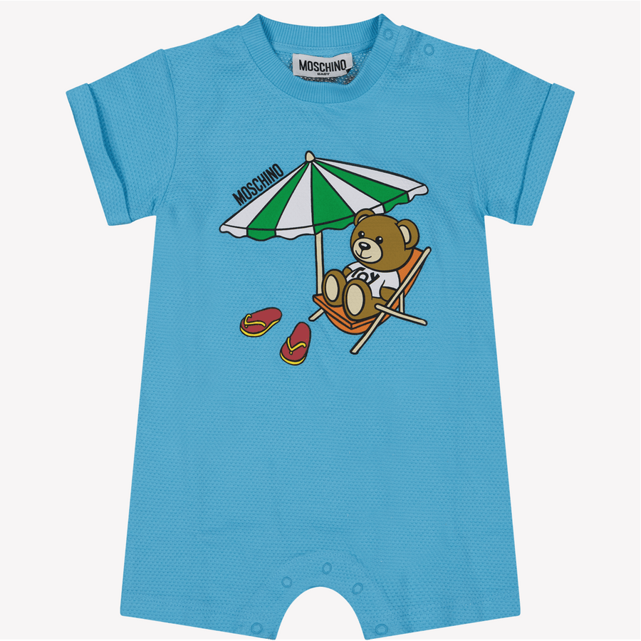 Moschino Baby Jongens Boxpakje Turquoise