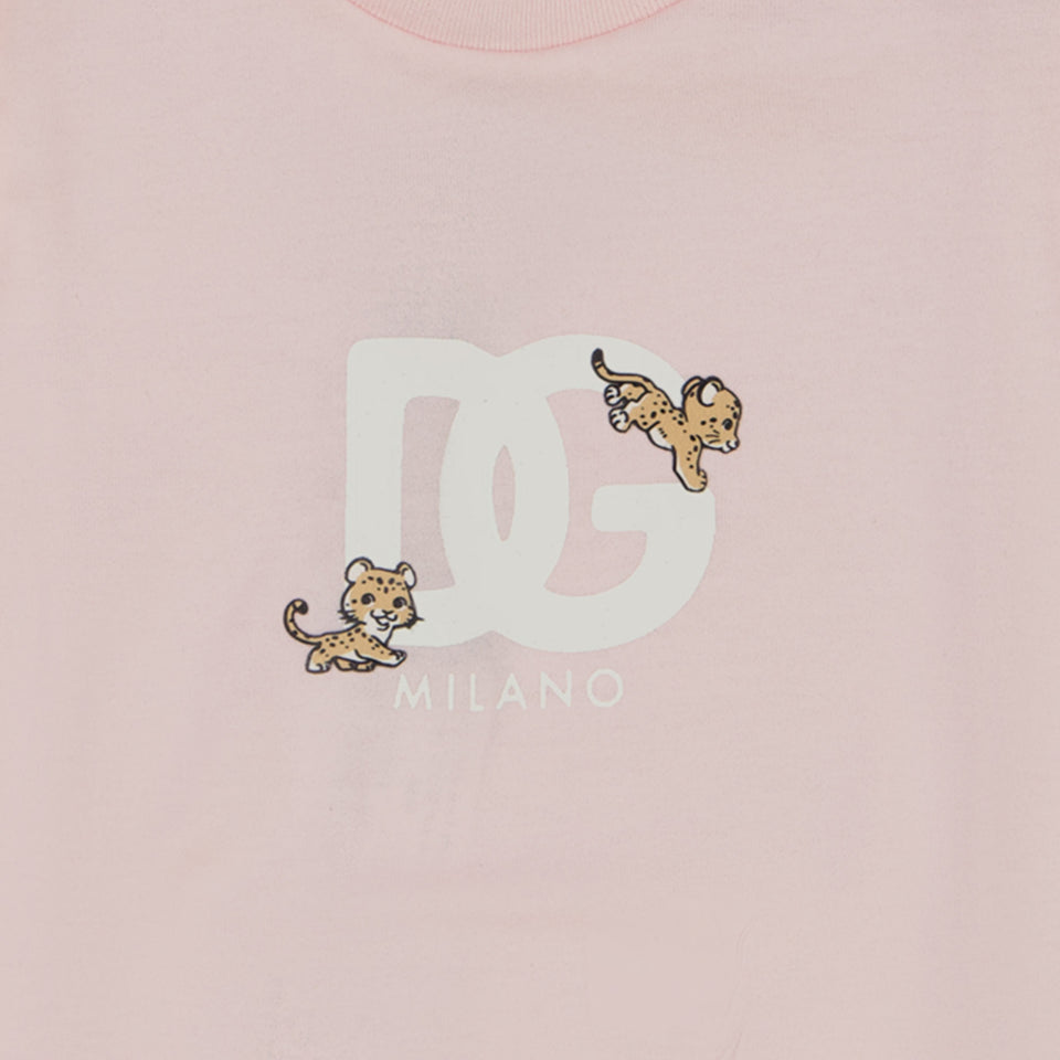 Dolce & Gabbana Baby Girls T-shirt Light Pink