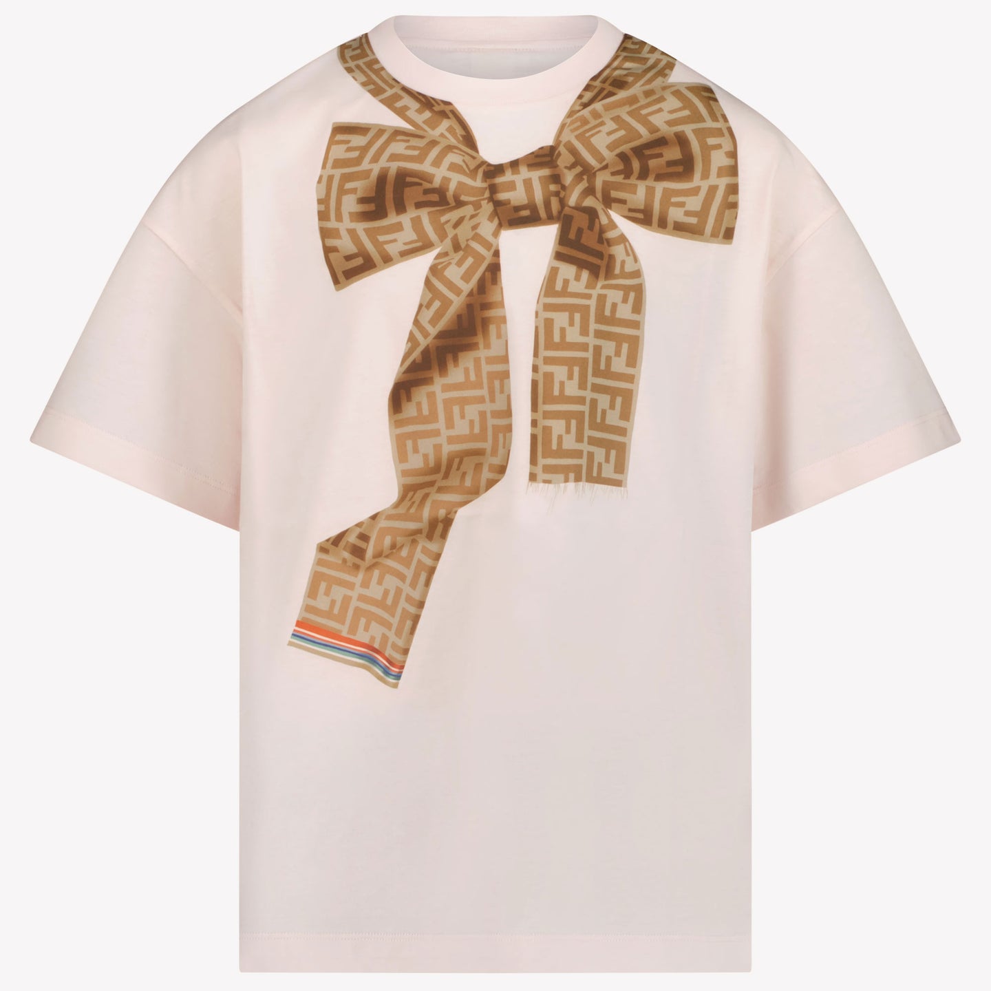 Fendi Kids Girls in T-Shirt Light Pink