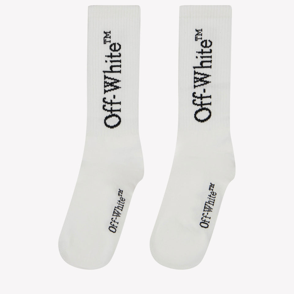 Off-White Kinder Unisex Sokken In Wit