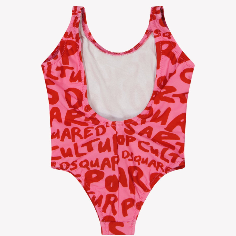 Dsquared2 Baby Meisjes Zwemkleding Rood
