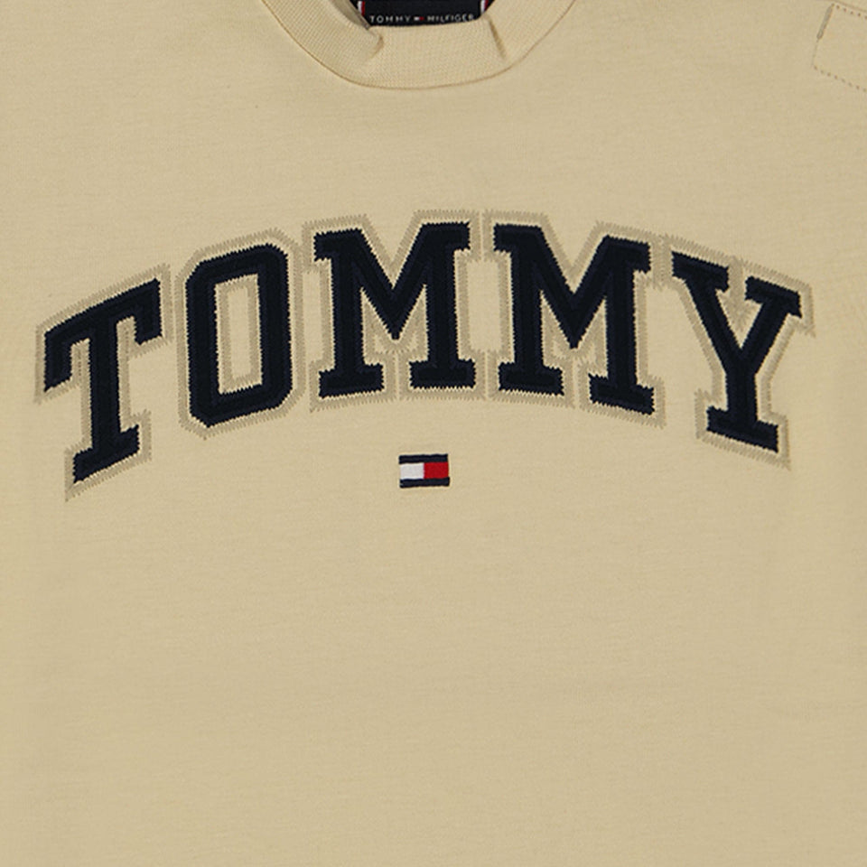 Tommy Hilfiger Baby Jongens T-shirt Ecru