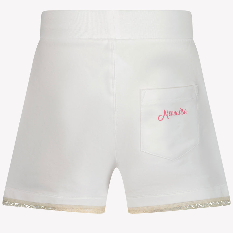 MonnaLisa Kids Girls Shorts In White