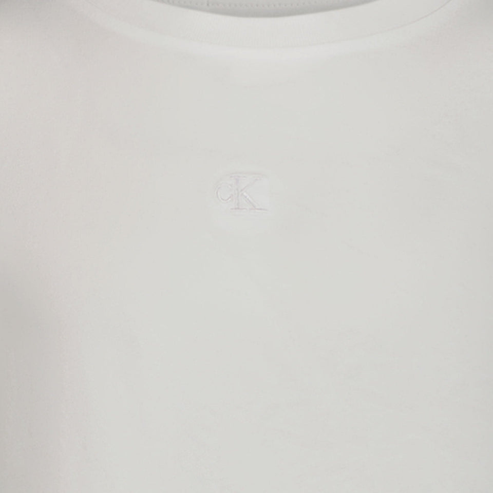 Calvin Klein Meisjes T-shirt Wit