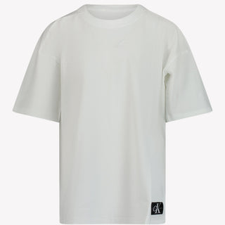 Calvin Klein Kinder Jongens T-shirt Wit 4Y
