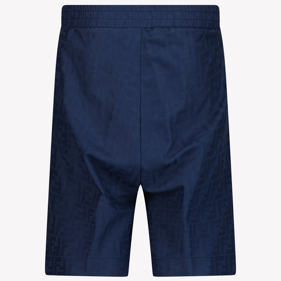 Fendi Kinder Jongens Shorts In Navy