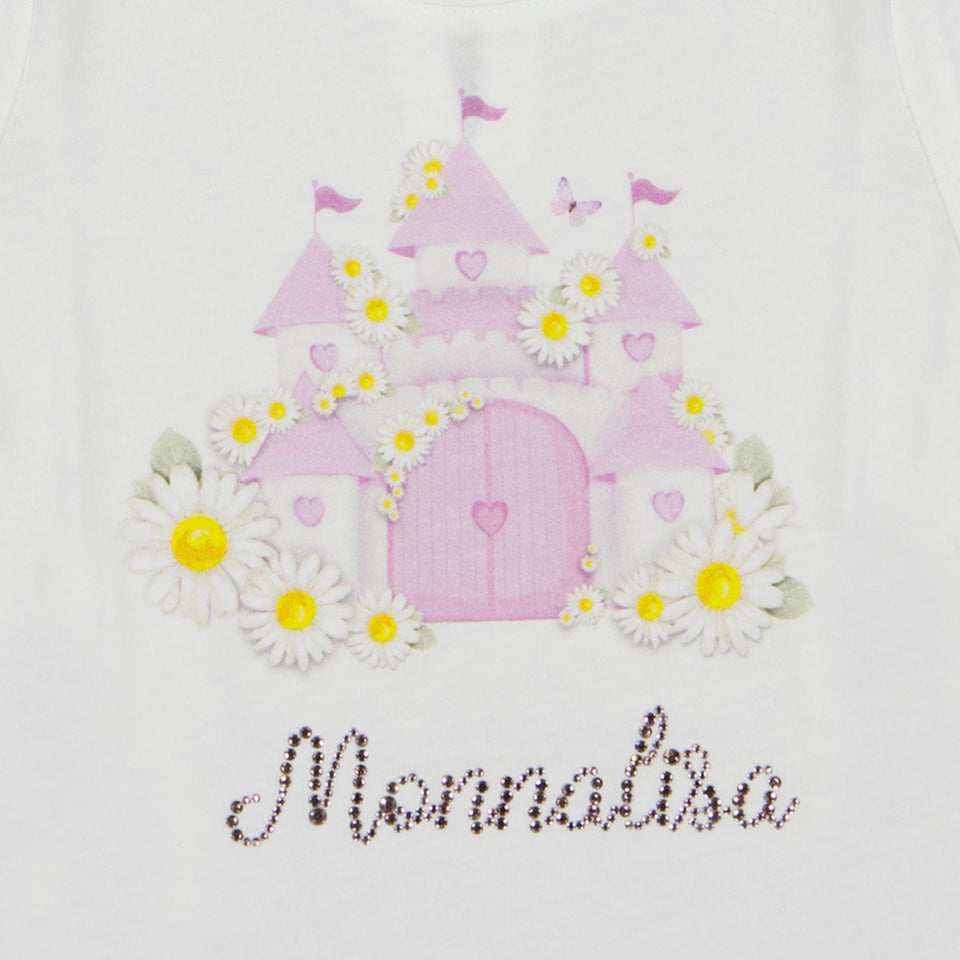 MonnaLisa Baby T-Shirt Wit