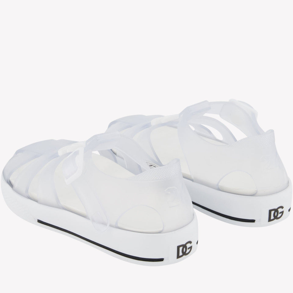 Dolce & Gabbana Kinder Unisex Sandalen Wit