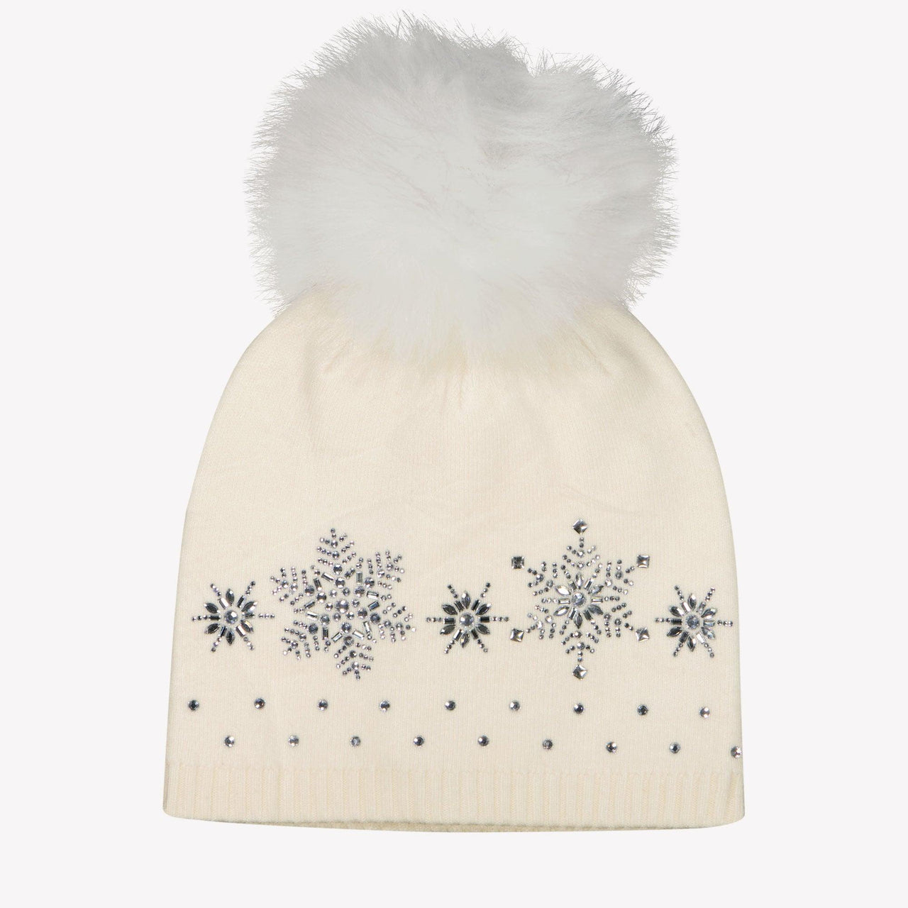 Monnalisa Girls Hat Offwhite