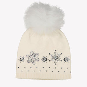 Monnalisa Girls Hat Offwhite
