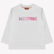 Missoni Baby Meisjes T-shirt Wit