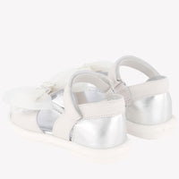Monnalisa Girls Sandals  White