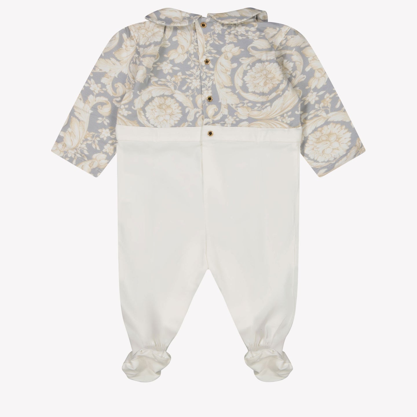 Versace Baby Unisex Playsuit in Beige