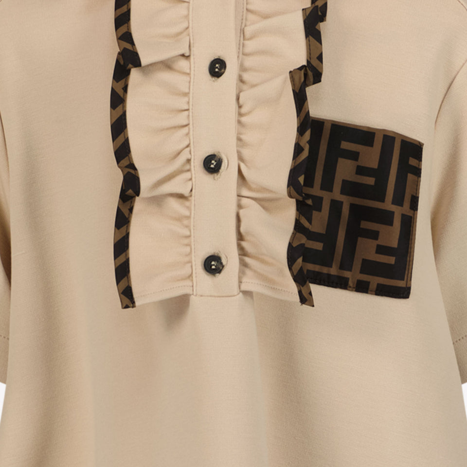 Fendi Girls dress Beige