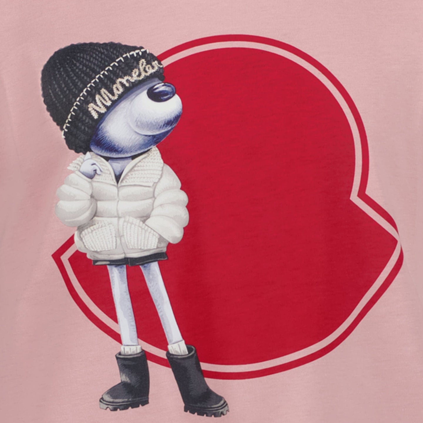 Moncler Meisjes T-shirt Licht Roze 4Y