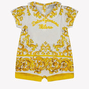 Dolce & Gabbana Baby girls box suit Yellow