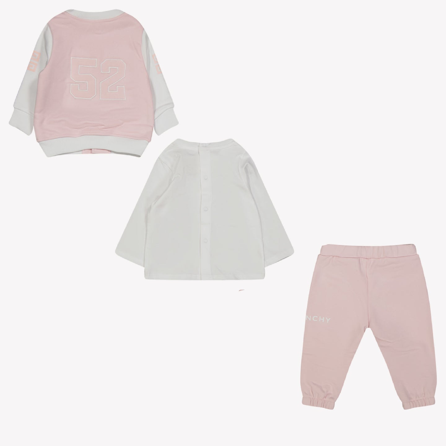 Givenchy Baby girls jogging suit Light Pink