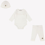 Moncler Baby Unisex Setje In Wit