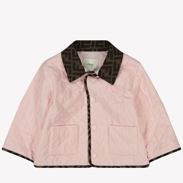 Fendi Baby girls summer jacket in Light Pink