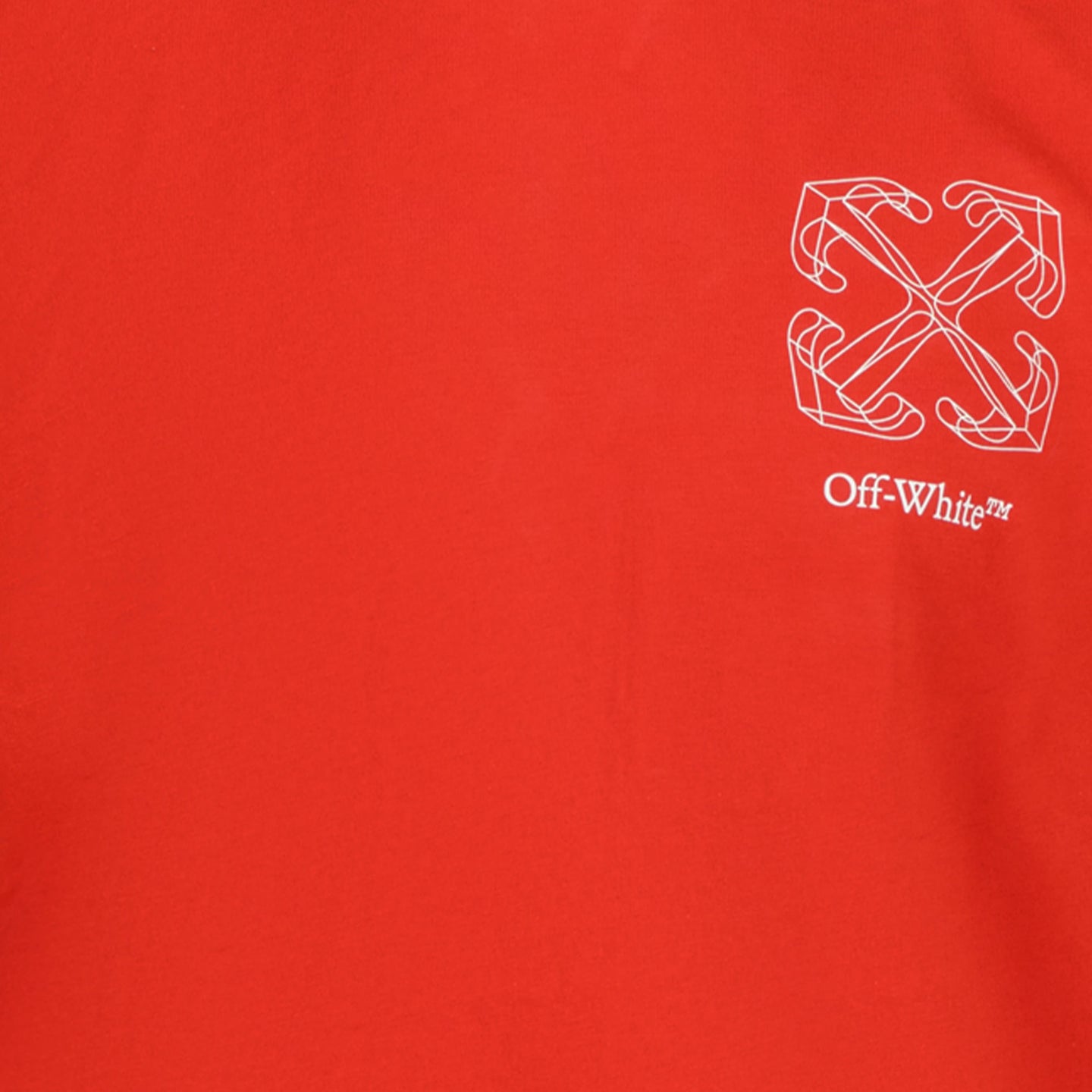 Off-White Jongens T-shirt Rood