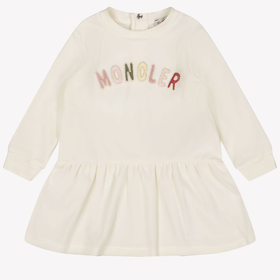 Moncler Baby Meisjes Jurk Off White