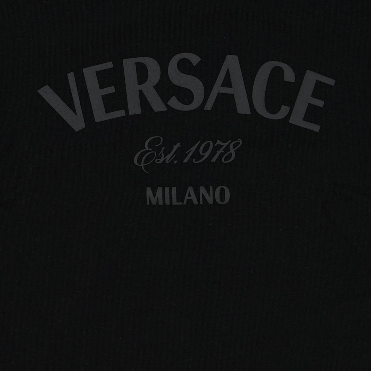 Versace Unisex t-shirt Black