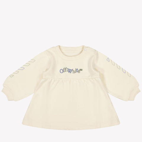 Off-White Baby Meisjes Jurk Off White